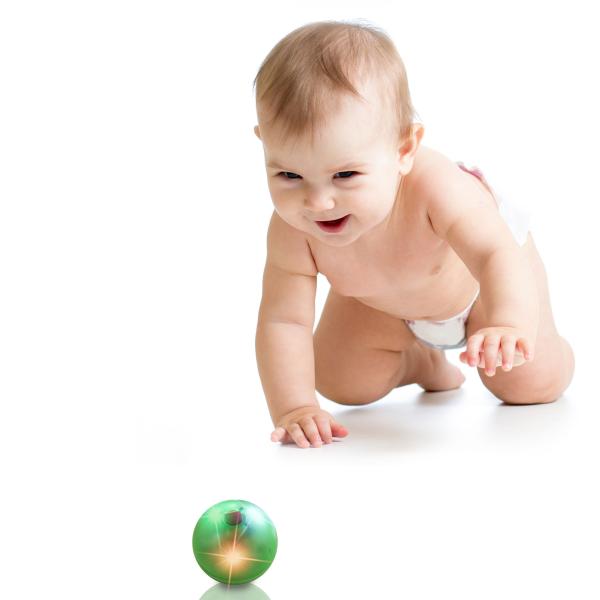 Lightweight Cute Pet Toys Abs Ball Diameter 44mm Four Kinds Of Sounds For Adjustment