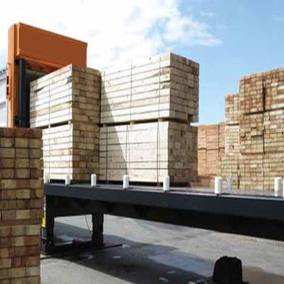 Máquina de carregamento de contêineres de precisão com 0-180 graus de inversão Construção de aço de grau industrial