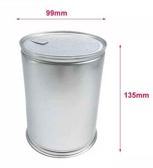 250/500g Capacité Cannes d'étain de café Solutions cylindriques sur mesure