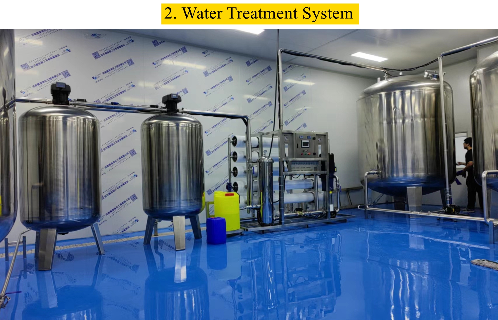 Automatic PET Bottle Rinsing, Filling & Capping Integrated Machine, equipped with bottle blowing system, case packer or film wrapping machine