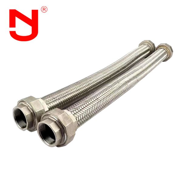 Stainless Steel SS304/SS316 Metal Braided Hose with Vibration Absorption and Thermal Expansion Compensation