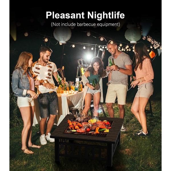 32 дюймовая кастрюля для брезировки с деревянным огней для внутренней упаковки