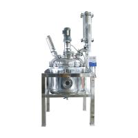 Reactor químico de acero inoxidable de doble capa de 10L para recipientes de alta presión de laboratorio
