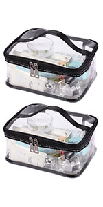 Toiletry Cosmetic Organizer, Waterproof, Large Capacity, moving Tote Bag, underbed Storage Zipper carry Bag