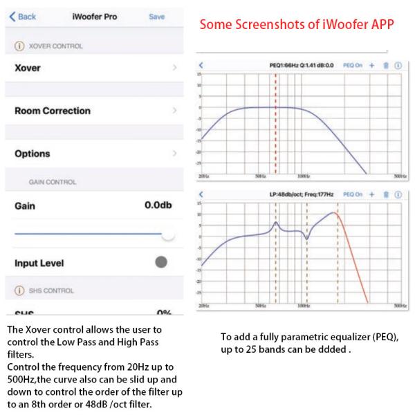 Home Powered Active Subwoofer 500W RMS With 12 Inch Driver And Low Pass Filter