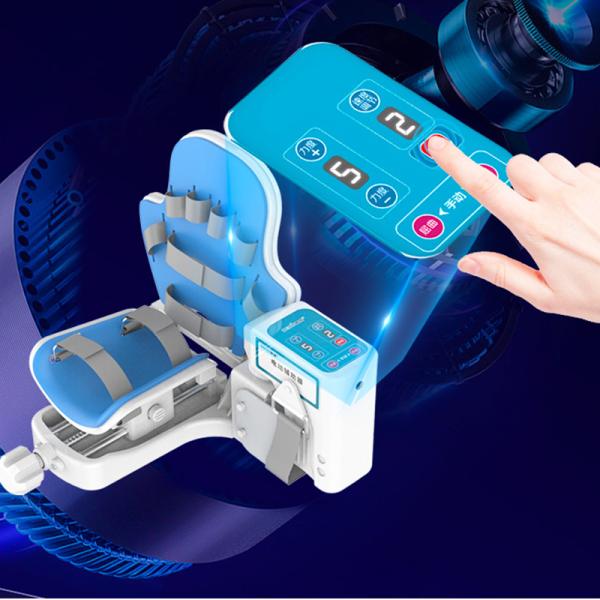 Rehabilitación postoperatoria de fracturas hemiplejia distonía manual eléctrica en modo doble de operación entrenador de rehabilitación de muñeca