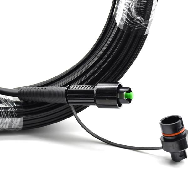 FTTH Pre Connectorized Drop Cable Pigtail Mini SC APC