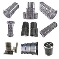 Prensa de tornillo circular del acero inoxidable de la pantalla de alambre de la cuña cuadrada modificada para requisitos particulares