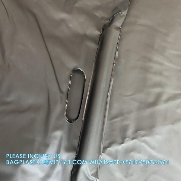 Manufacture Custom Central Zipper Disposable Waterproof Dead Body Packing Cross Bag