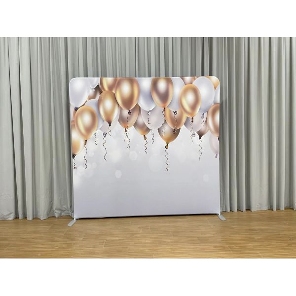 Neon Tropical Triangle Pillowcase Backdrop Custom Printed Fabric Backdrops