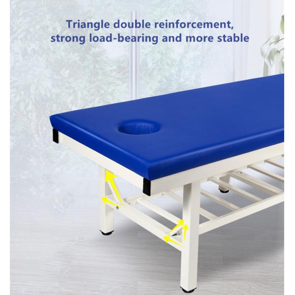 Collapsible ABS Side Rail Hospital Patient Bed Examination Table Wear Resistant