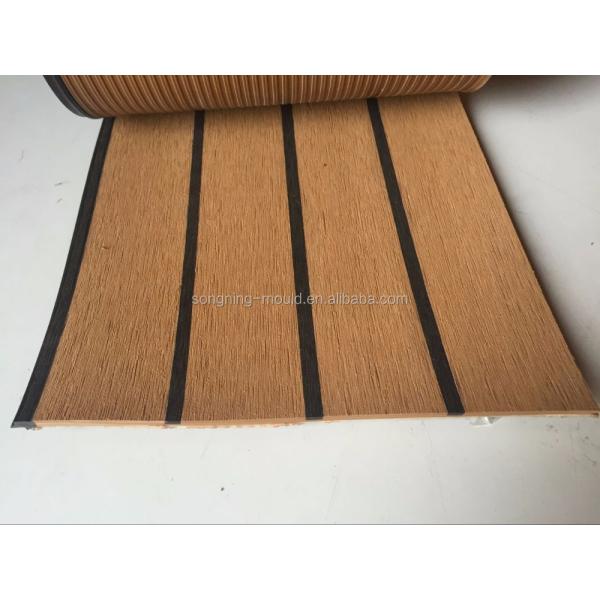 Наружный пол из синтетического тикового дерева для судов, устойчивый к коррозии и износу морской водой