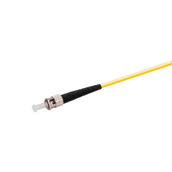Revestimento de PVC de único modo 0.9mm da trança do ST UPC 1M Simplex Fiber Optic