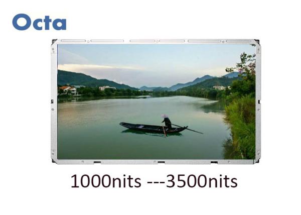 Large High Brightness Sunlight Readable LCD Monitor 82 Inch Commercial Advertising