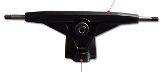 High Tech Flex E Skateboard Deck 970MM Length 600W*2 MotorAnti Skid Abrasive