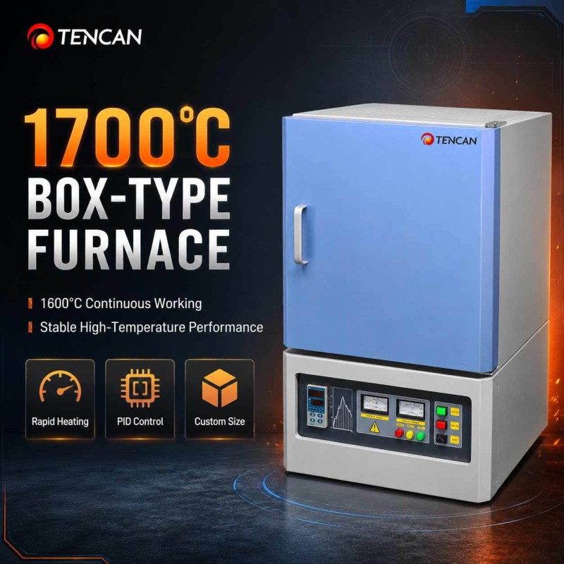 1700°C Lab Sintering Furnace Muffle Furnace for Ceramic Sintering and Thermal Processing