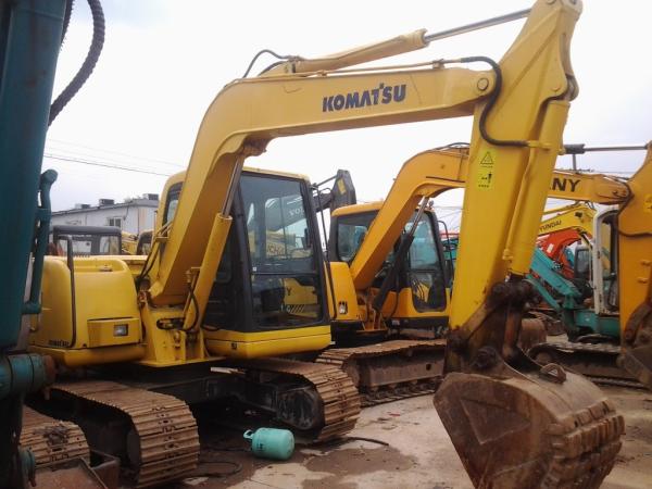 crawler moving type used komatsu PC60   mini crawler excavator