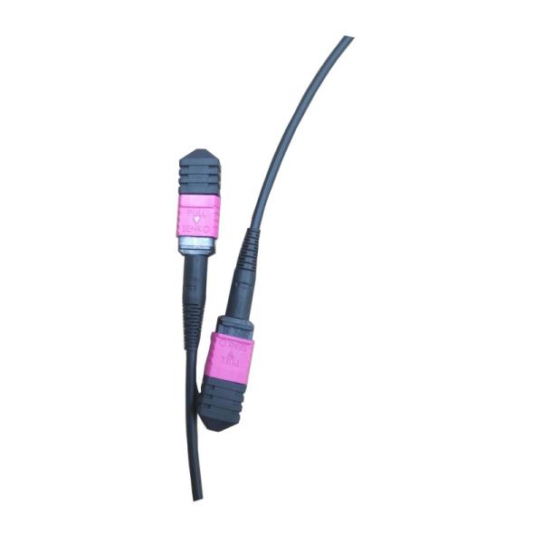12 Fiber 50/125 OM3 MPO MTP Cable 10Gb Laser Optimized Multimode Patch Cord (3m / 10ft)