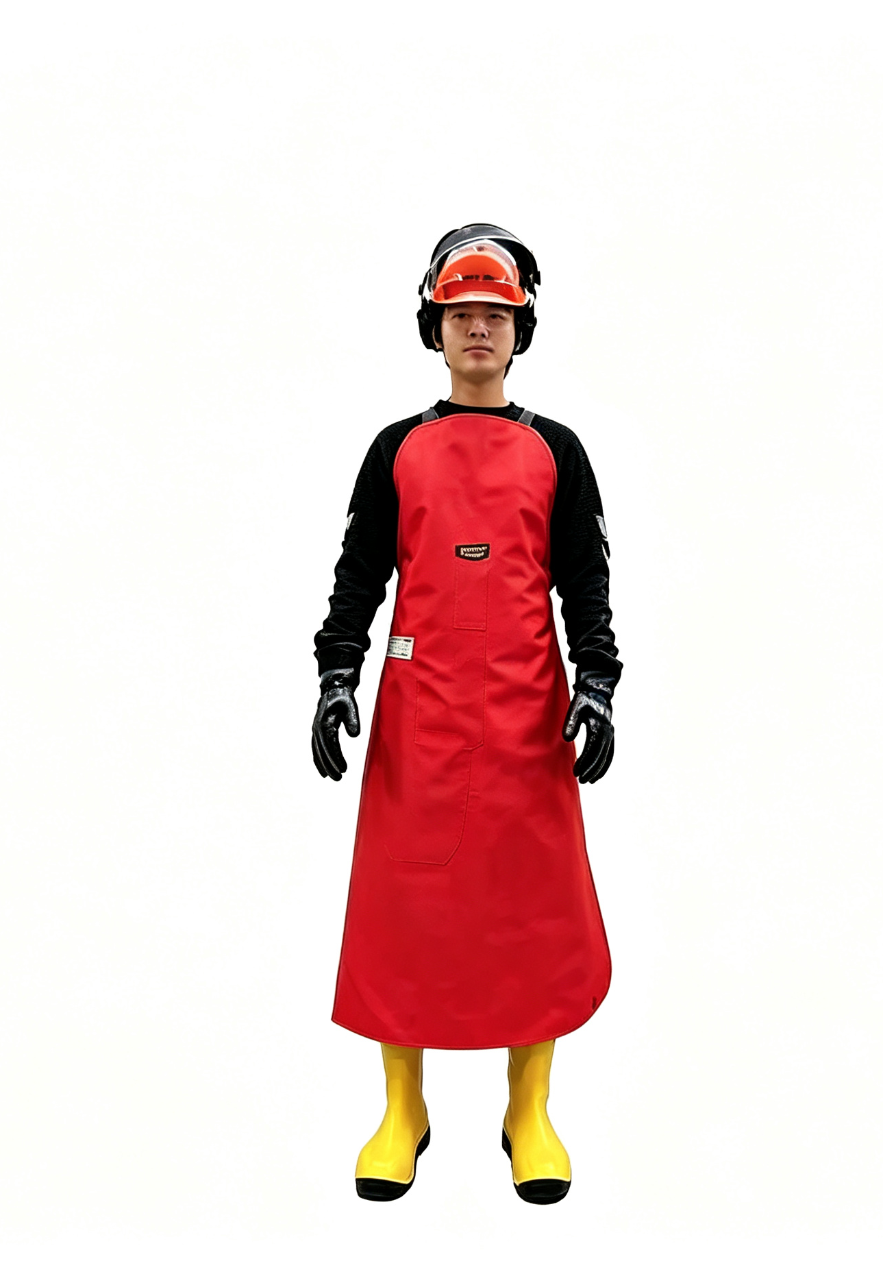 Lightweight Pressure Washing Protective Clothing Adjustable Waterproof Coverall Suit Reinforced