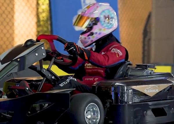 controlo a distância a pilhas do kart do lítio de 48V 40Ah*2