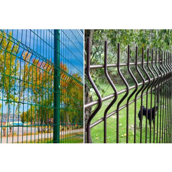 Wooden Pallet 3.8mm Welded Mesh Fencing Pvc Coated