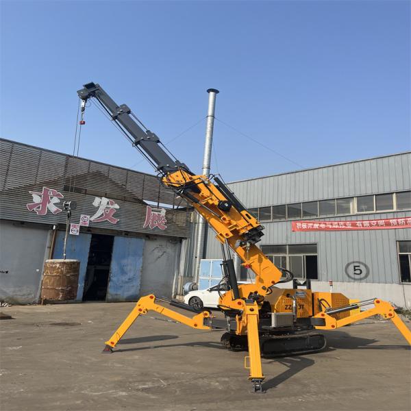 Telescopic Boom 3 Ton Spider Crane Durable Versatile Lifting
