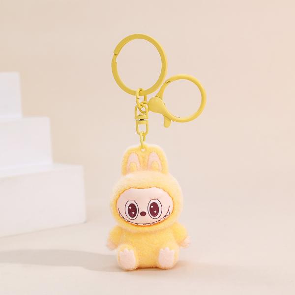 Plush Labubu Keychain Doll The Monsters Pendant Figures Collectible Toys Bag Accessories Gift