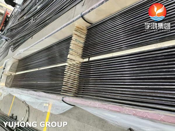 EN 10216-2 P265GH Tubos de caldeira sem costura de aço ligado a carbono