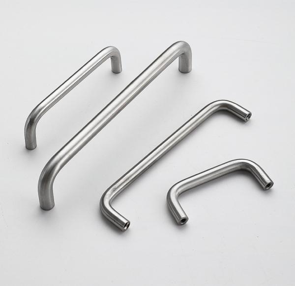 Aluminum Alloy Stainless Steel Lever Handle Hardware for Modern Furniture, Wardrobe