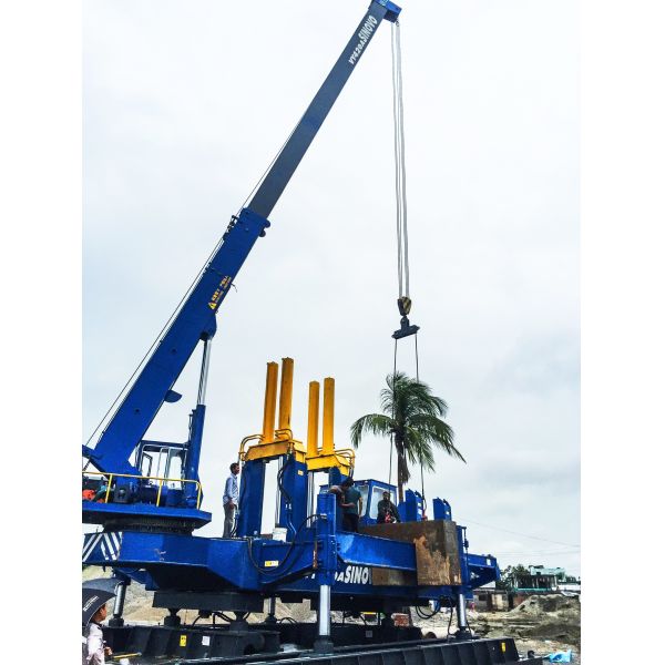 VY Series Hydraulic Static Pile Driver , powerful construction pile driver