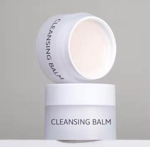 Private Label Gentle Nourishing Deep Facial Cleansing Removable Cleansing Balm With Spoon Facial Makeup Remover Balm