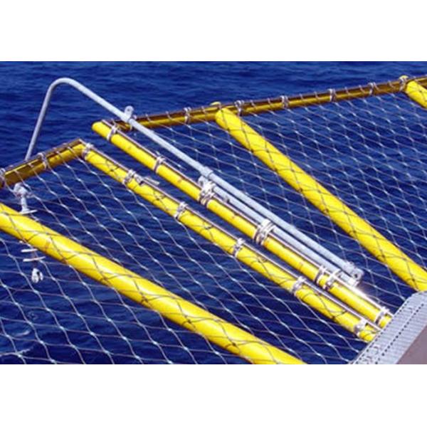 Helideck Perimeter Helipad Safety Net Corrosion Resistance 316 Stainless Steel