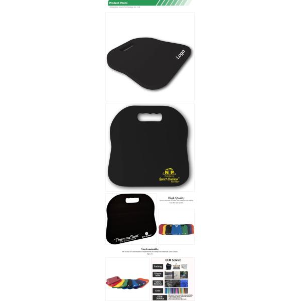 Plain Style Outdoor Stadium Chair Seat Cushion Cover for Anti-Static Stadium Cushions