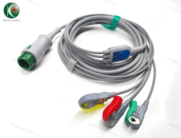 Custom Lead Placement ECG Cables and Leadwires with CE Certification