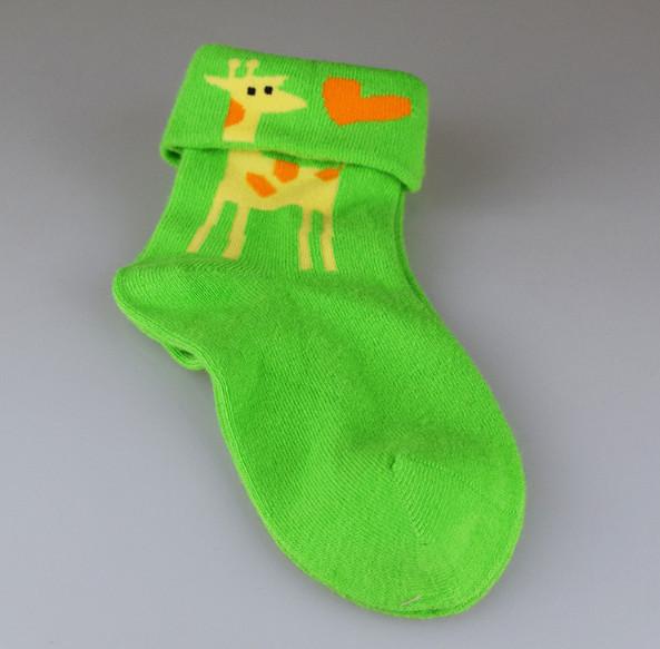 Cotton Knitting Kids Colorful Socks With Jacquard / Embroidery / Printing Logo