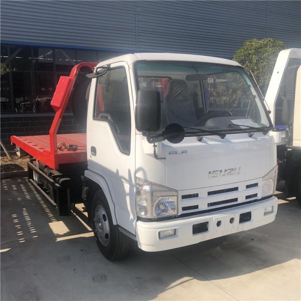 4000Kg Isuzu Rollback Flatbed Wrecker Truck Diesel Fueled Type