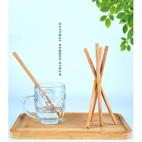 Аксессуары Адвокатуры соломы 100% естественные органические выпивая бамбуковые Biodegradable