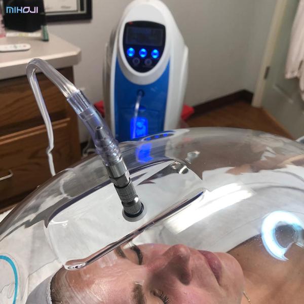Máquina facial de oxígeno O2toDerm con 90% de oxígeno puro y 3 millones de aniones