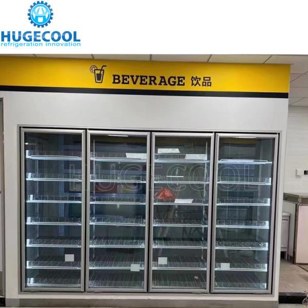 18 Portas Comercial Caminhar em Sala de Frio Isolamento Porta de vidro e 32 ° F temperatura