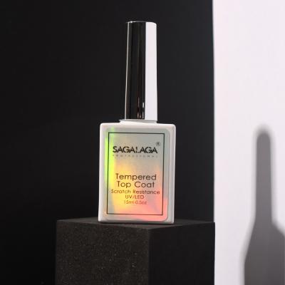 Pas d' essuie-glaces Gel tempéré UV Polish Base Coat et de haute qualité Top Coat Gel Polish ongles