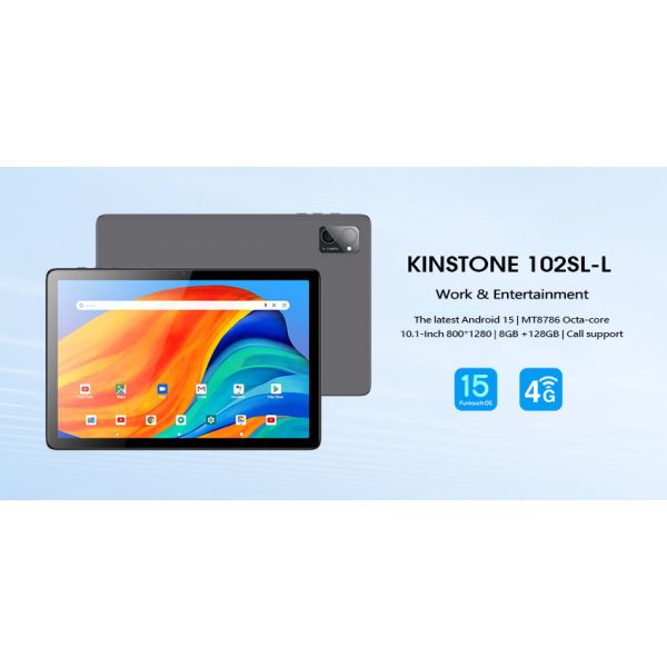 Kinstone 10.1inch Tablet PC 6000mAh 4G LTE Octa-core Incell FHD 6GB+128GB