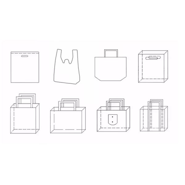 Reusable Grocery Non Woven Shopping Bag In Bulk 80g-130g