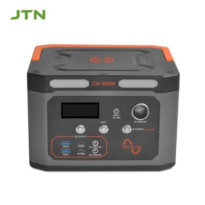 Outdoor Lifepo4 Portable Power Station With Solar Panel 500W 1500W
