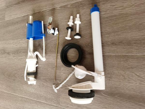 Adjustable Filling Valve And Flapper Flush Valve Toilet Cistern Fittings