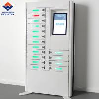 Stations de recharge efficaces pour téléphones mobiles Cabine de recharge mobile Construction en acier Slots individuels avec WiFi
