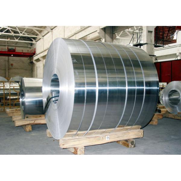 Narrow Aluminium Metal Strips , Polished Aluminum Strips Silver Color For Radiator