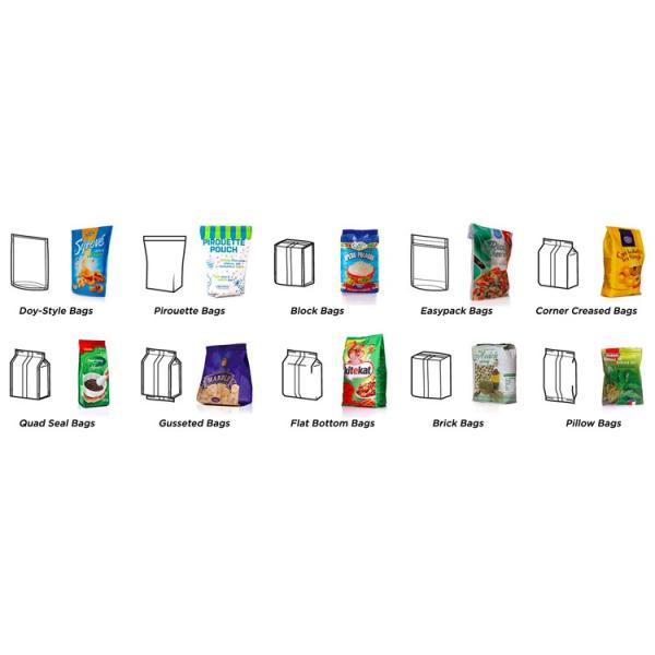 Ziplockk Resealable прокатанный упаковывая мешок мешков прозрачный плоский нижний стоящий