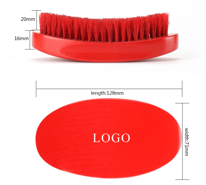 360 Wave Brush Curved Design Красный Синий