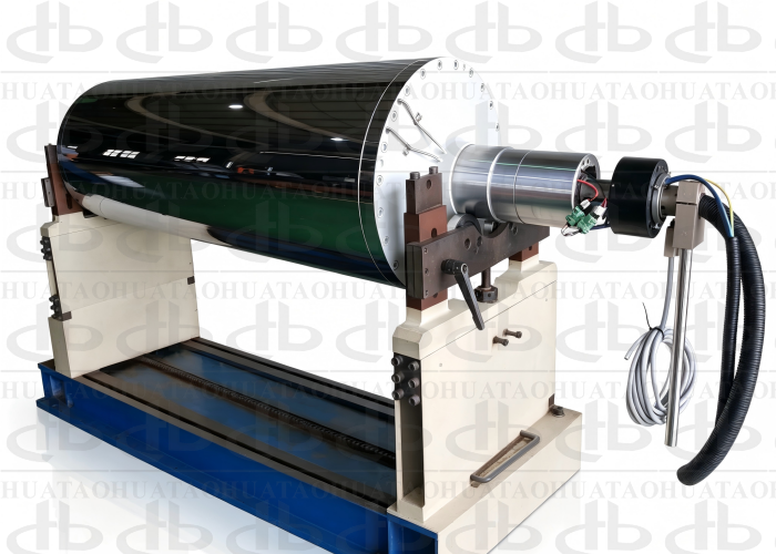Hidden Leak Risk Eliminated Induction Heating Roller For Electronic Craft And Filter Base Producing