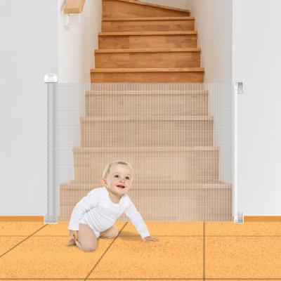 Baby Safety Gate Retractable Door Extra Wide Child Pet Safety Stairs Gate